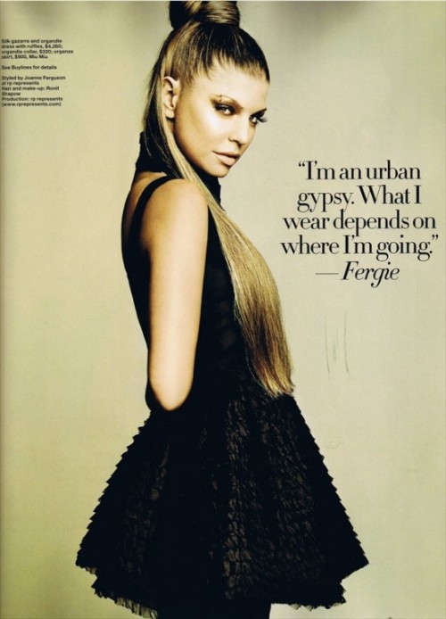  Fergie    Harper's Bazaar Singapore